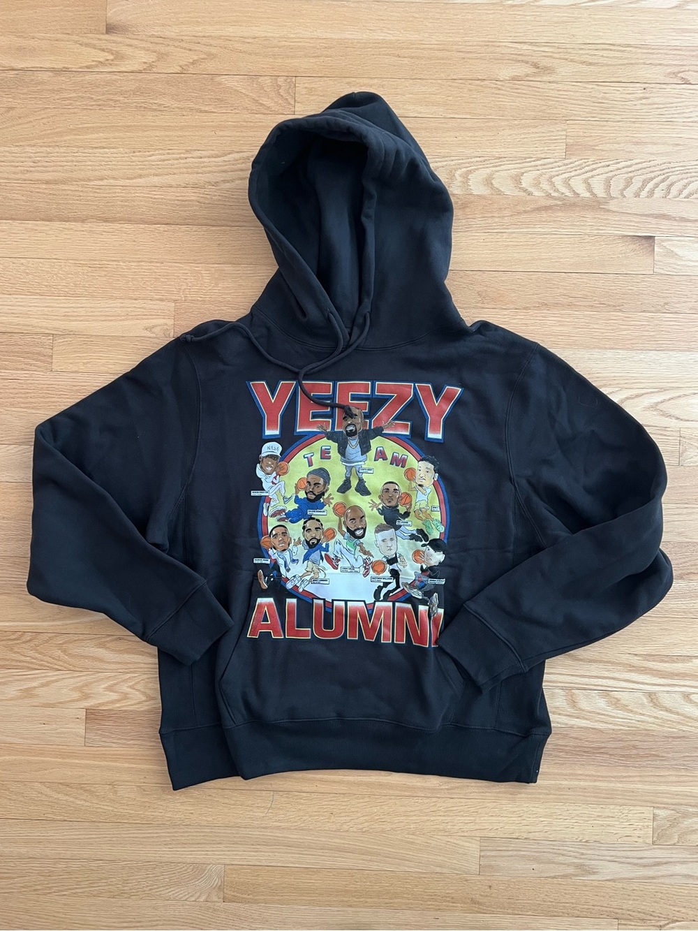 NWOT Chinatown Market Yeezy Alumni Black Graphic Hoodie Size: XXL